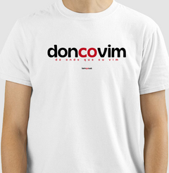 DONCOVIM – Camiseta Algodão 30.1 (Cores Claras – Masculina e Feminina) - comprar online