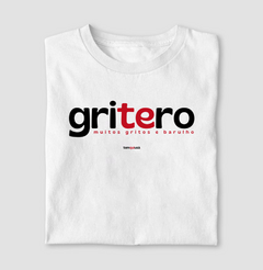 GRITERO – Camiseta Algodão 30.1 (Cores Claras – Masculina e Feminina) na internet