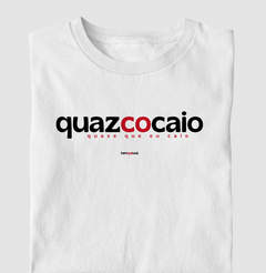 QUAZCOCAIO – Camiseta Algodão 30.1 (Cores Claras – Masculina e Feminina) na internet