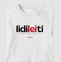 LIDILEITI – Camiseta Algodão 30.1 (Cores Claras – Masculina e Feminina) na internet