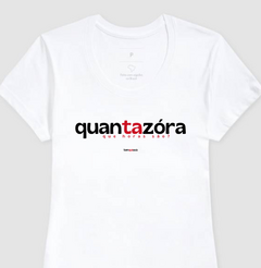 QUANTAZÓRA – Camiseta Algodão 30.1 (Cores Claras – Masculina e Feminina) - loja online