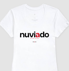 NUVIADO – Camiseta Algodão 30.1 (Cores Claras – Masculina e Feminina) - Tem Qui Usá
