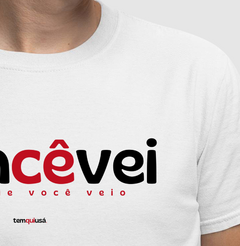 DONCÊVEI – Camiseta Algodão 30.1 (Cores Claras – Masculina e Feminina) - Tem Qui Usá