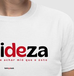 MITIDEZA – Camiseta Algodão 30.1 (Cores Claras – Masculina e Feminina) - loja online