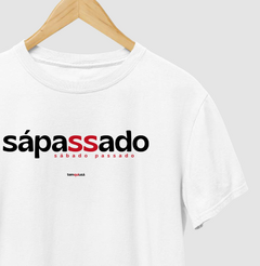 SÁPASSADO - – Camiseta Algodão 30.1 (Cores Claras – Masculina e Feminina) - loja online