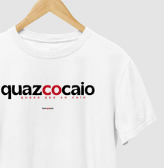 QUAZCOCAIO – Camiseta Algodão 30.1 (Cores Claras – Masculina e Feminina) - loja online