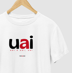 UAI – Camiseta Algodão 30.1 (Cores Claras – Masculina e Feminina) - loja online