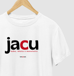JACU – Camiseta Algodão 30.1 (Cores Claras – Masculina e Feminina) - loja online
