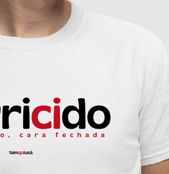 BURRICIDO – Camiseta Algodão 30.1 (Cores Claras – Masculina e Feminina) - loja online