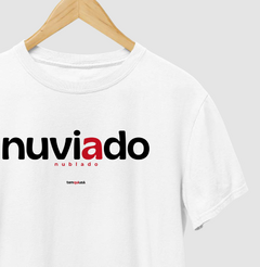 NUVIADO – Camiseta Algodão 30.1 (Cores Claras – Masculina e Feminina) - loja online
