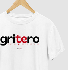 Imagem do GRITERO – Camiseta Algodão 30.1 (Cores Claras – Masculina e Feminina)