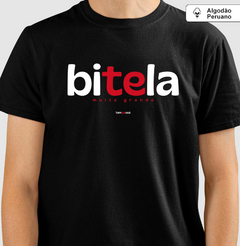 BITELA – Camiseta Algodão Peruano (Cores Escuras – Masculina e Feminina)