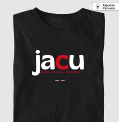 JACU – Camiseta Algodão Peruano (Cores Escuras – Masculina e Feminina)