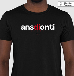 ANSDIONTI – Camiseta Algodão Peruano (Cores Escuras – Masculina e Feminina) - Tem Qui Usá