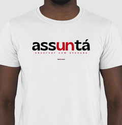 ASSUNTÁ – Camiseta Algodão 30.1 (Cores Claras – Masculina e Feminina)