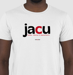 JACU – Camiseta Algodão 30.1 (Cores Claras – Masculina e Feminina)