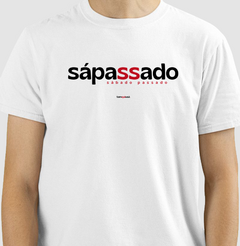 SÁPASSADO - – Camiseta Algodão 30.1 (Cores Claras – Masculina e Feminina)
