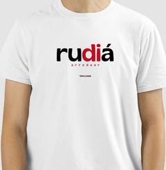 RUDIÁ – Camiseta Algodão 30.1 (Cores Claras – Masculina e Feminina)