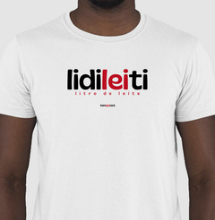 LIDILEITI – Camiseta Algodão 30.1 (Cores Claras – Masculina e Feminina) na internet