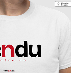DENDU – Camiseta Algodão Peruano (Branca – Masculina e Feminina) - loja online
