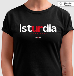 ISTURDIA – Camiseta Algodão Peruano (Cores Escuras – Masculina e Feminina) - loja online