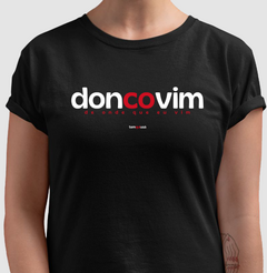 DONCOVIM – Camiseta Algodão 30.1 (Cores Escuras – Masculina e Feminina)