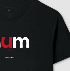 NUM – Camiseta Algodão 30.1 (Cores Escuras – Masculina e Feminina)
