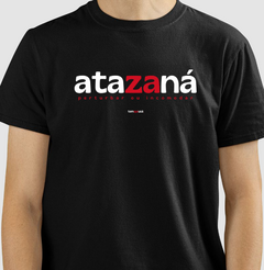 ATAZANÁ – Camiseta Algodão 30.1 (Cores Escuras – Masculina e Feminina)