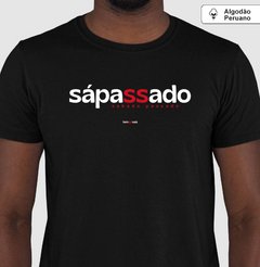 SÁPASSADO – Camiseta Algodão Peruano (Cores Escuras – Masculina e Feminina) - loja online
