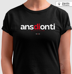 ANSDIONTI – Camiseta Algodão Peruano (Cores Escuras – Masculina e Feminina) - loja online