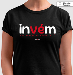Imagem do INVÉM – Camiseta Algodão Peruano (Cores Escuras – Masculina e Feminina)
