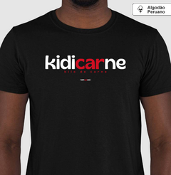 KIDICARNE – Camiseta Algodão Peruano (Cores Escuras – Masculina e Feminina) - loja online