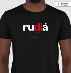 RUDIÁ – Camiseta Algodão Peruano (Cores Escuras – Masculina e Feminina) - loja online