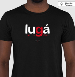 LUGÁ – Camiseta Algodão Peruano (Cores Escuras – Masculina e Feminina) - loja online