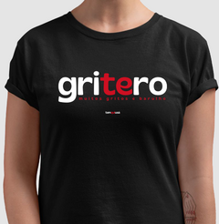 GRITERO – Camiseta Algodão 30.1 (Cores Escuras – Masculina e Feminina)