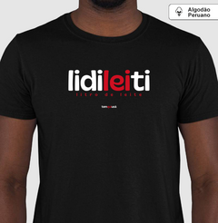 LIDILEITI – Camiseta Algodão Peruano (Cores Escuras – Masculina e Feminina) - loja online