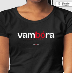 VAMBORA – Camiseta Algodão Peruano (Cores Escuras – Masculina e Feminina) - loja online