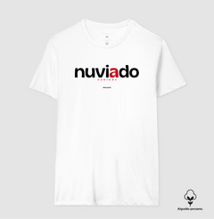 NUVIADO – Camiseta Algodão Peruano (Branca – Masculina e Feminina) - loja online