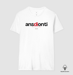 ANSDIONTI – Camiseta Algodão Peruano (Branca – Masculina e Feminina) - loja online