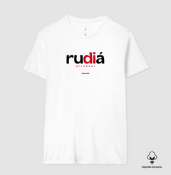 RUDIÁ – Camiseta Algodão Peruano (Branca – Masculina e Feminina) - loja online