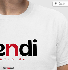 DENDI – Camiseta Algodão Peruano (Branca – Masculina e Feminina) - loja online