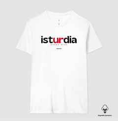 ISTURDIA – Camiseta Algodão Peruano (Branca – Masculina e Feminina) - loja online