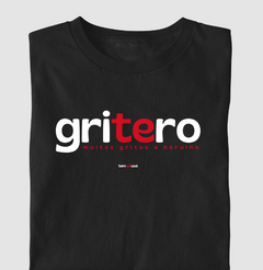 GRITERO – Camiseta Algodão 30.1 (Cores Escuras – Masculina e Feminina) na internet