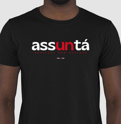 ASSUNTÁ – Camiseta Algodão 30.1 (Cores Escuras – Masculina e Feminina) - loja online