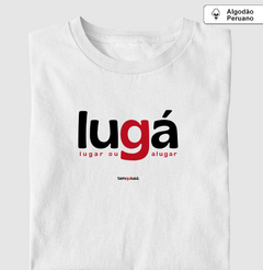 Imagem do LUGÁ – Camiseta Algodão Peruano (Branca – Masculina e Feminina)