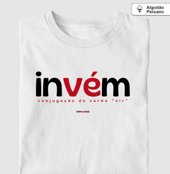 Imagem do INVÉM – Camiseta Algodão Peruano (Branca – Masculina e Feminina)