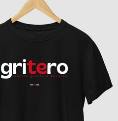 GRITERO – Camiseta Algodão 30.1 (Cores Escuras – Masculina e Feminina) - loja online