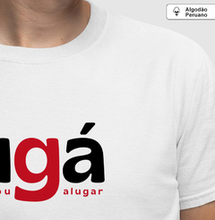 LUGÁ – Camiseta Algodão Peruano (Branca – Masculina e Feminina)