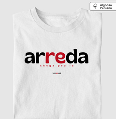 ARREDA – Camiseta Algodão Peruano (Branca – Masculina e Feminina)
