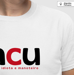 JACU – Camiseta Algodão Peruano (Branca – Masculina e Feminina)